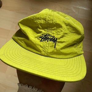 Neon Green STUSSY hat